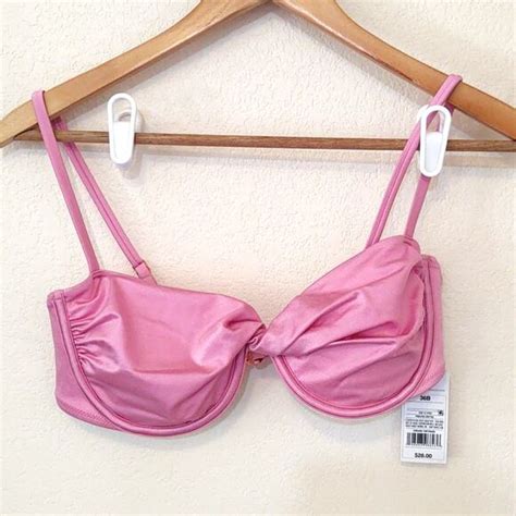 Shade Shore Swim Shade Shore Pink Twist Bikini Swim Top New Poshmark