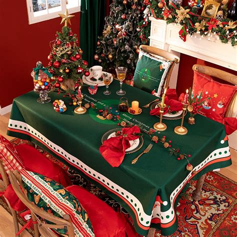 Nappe De Noel Verte