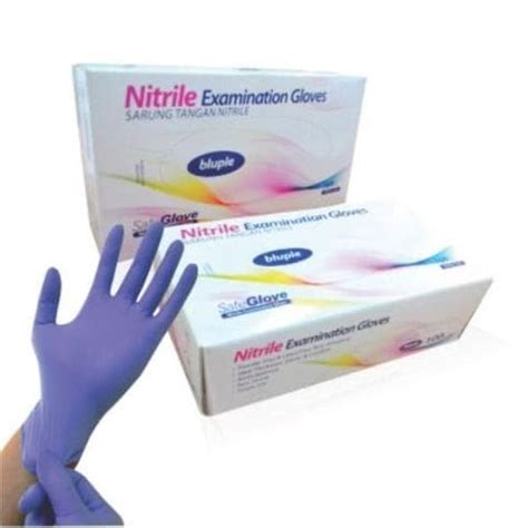 Jual Sarung Tangan Nitrile Cobalt Blue One Med Hand Gloves Nitrile