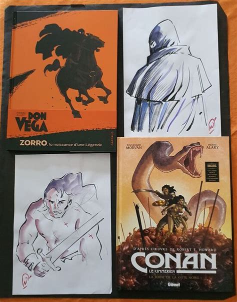 Conan le Cimmérien Don Vega 2x dessin original dédicacé Catawiki