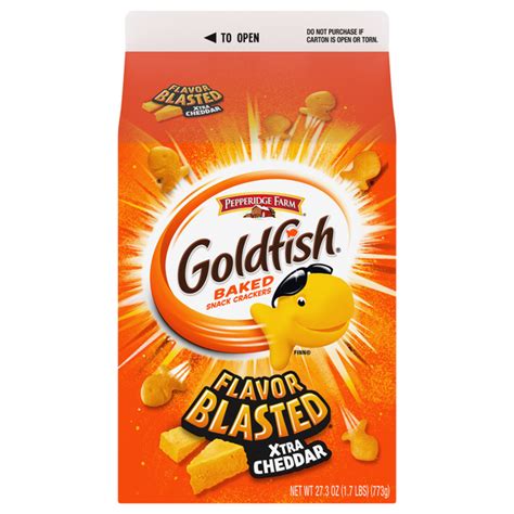 Save On Pepperidge Farm Goldfish Baked Snack Crackers Flavor Blasted