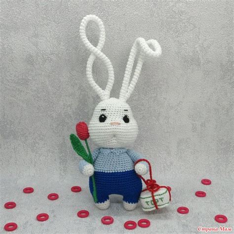 . Подарочная игрушка "Зайчик Вениамин" - Амигуруми - Страна Мам
