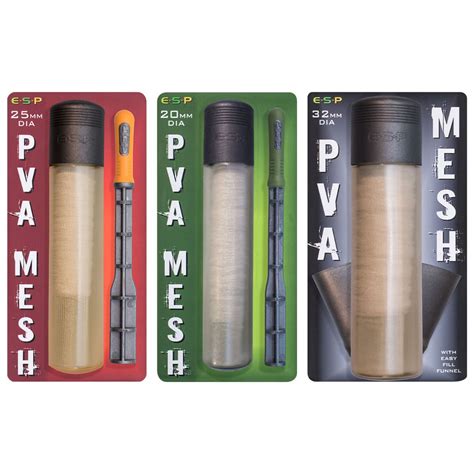 Drennan Esp Pva Mesh Tubes Assorted Sizes Challis Tackle