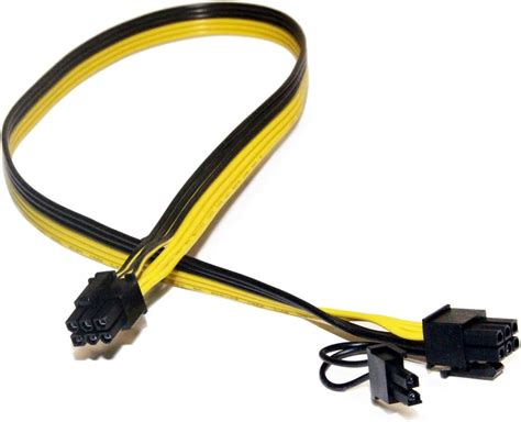 Pcie 6 Pin Male To 8 Pin 62 Maleteamprofitcom Pci Express Power Adapter Cable