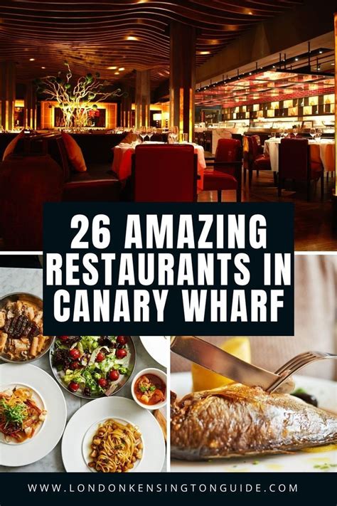 A complete guide to the top dining destinations in Canary Wharf. From ...