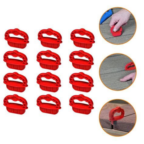 12pcs Deck Board Spacer Tile Spacers Composite Decking Alignment Spacer Rings Ebay