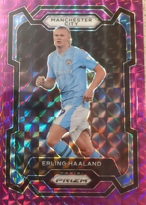 Erling Haaland 2023 Prizm Premier League 3 Purple Mosaic 140 Price