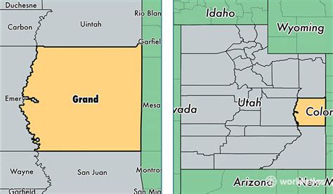 Grand County Utah Map | Zip Code Map