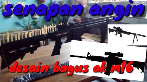 Informasi Senapan Angin Sharp River Ak M16 Unboxing YouTube