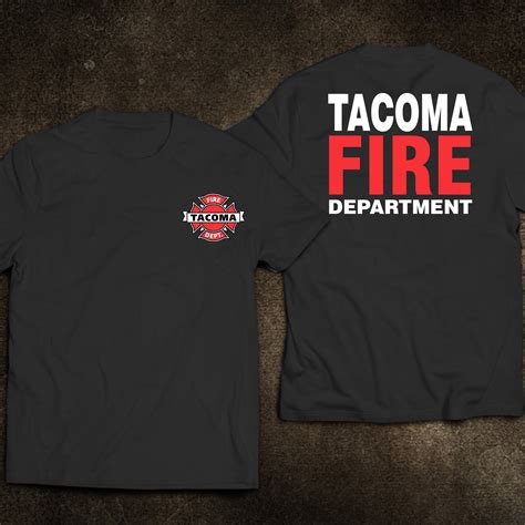 Tacoma Washington Fire Department Us United State Firefighter Etsy Australia