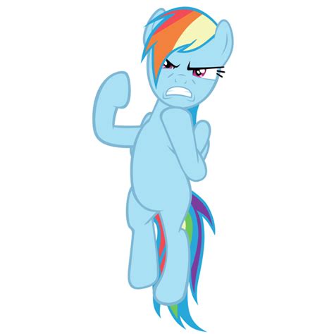 Rainbow Dash Fighting Stance By Rainbow Dash Happy Cartoon My