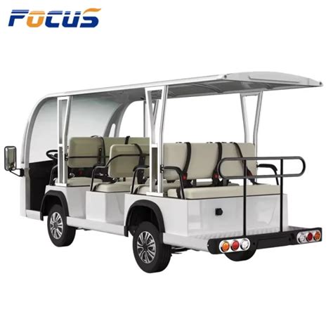 New Design Full Electric Sightseeing Bus Seats Electric Shuttle Bus