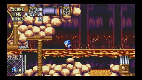 Sonic Mania Lava Reef Zone Act Sonic Hd Youtube