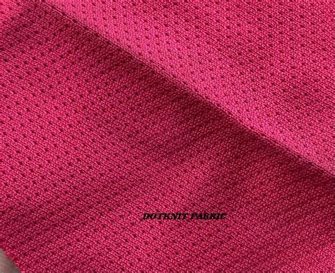 100 Micro Polyester Dot Knit Fabric For Sportswear Feature Anti Shrinkage Anti Static At