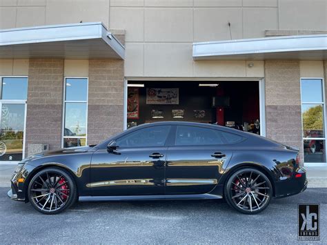 Audi RS7 C7 Black Vossen HF 4T Wheel Wheel Front