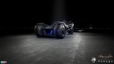 Artstation Batmobile 3d Arkham Night Homage Santiago Vivanco Morillo