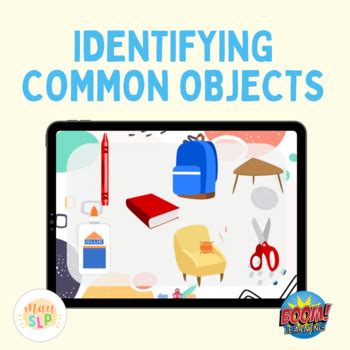 Identifying Common Objects Boom Cards By Mau SLP TPT