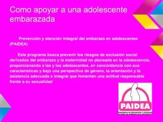 Embarazo En Adolescentes 2 PPT