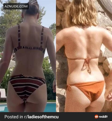 Elizabeth Olsen Brie Larson Elizabeth Olsen And Brie Larson In Bikini AZNude