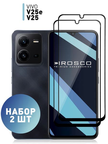 Набор стекол для Vivo V25e и Vivo V25 (Виво В25Е и В25) с олеофобным ...