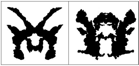 Ink blot patterns created by R.P. Taylor using the technique employed ...