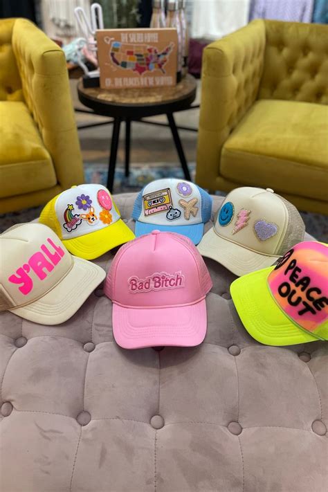 Trucker Hats | Custom trucker hats, Trucker hat, Trucker hat outfit