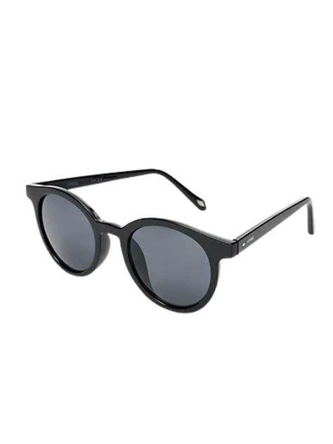 Fossil Round Sunglasses Black – Balilene