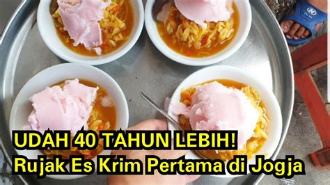 Rujak Es Krim Pak Nardi Pakualaman Jogja Street Food YouTube