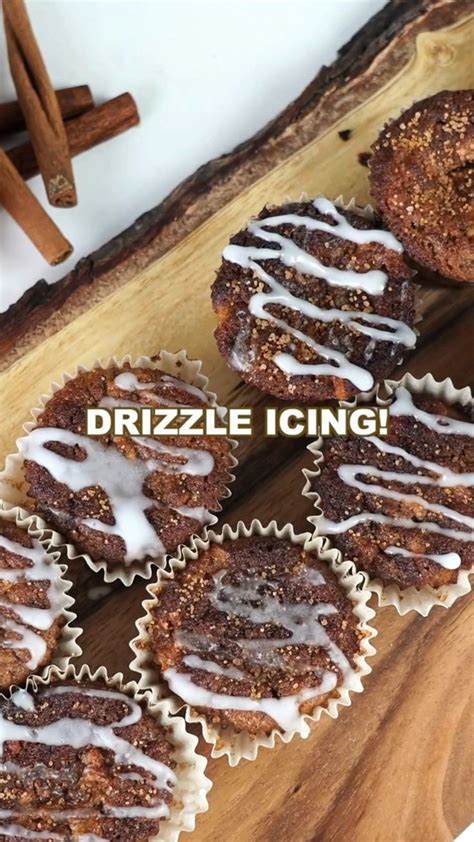 Keto Cinnamon Apple Muffins With Sugar Free Icing En 2024