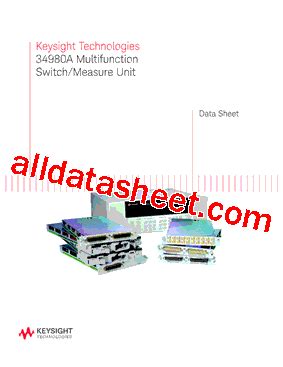 34932T Datasheet(PDF) - Keysight Technologies