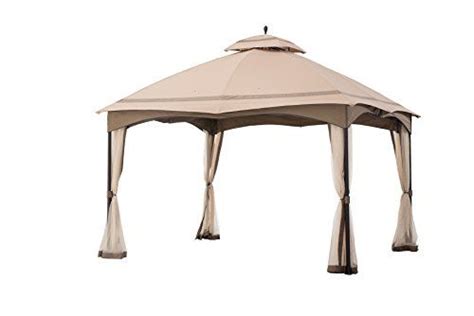 Sunjoy L Gz933pst 12′ X 10′ Cabin Style Soft Top Gazebo With Mosquito