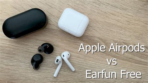 Earfun Free Wirelss Earbuds Vs Apple Airpods Comparison Youtube