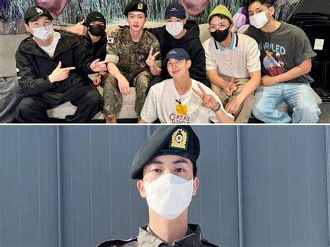 Bts Shares A Heartwarming Group Photo After Jins Return From The