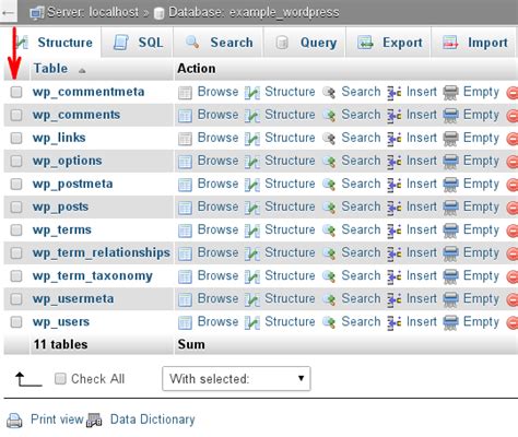 How To Optimize And Repair Mysql Databases Using Phpmyadmin