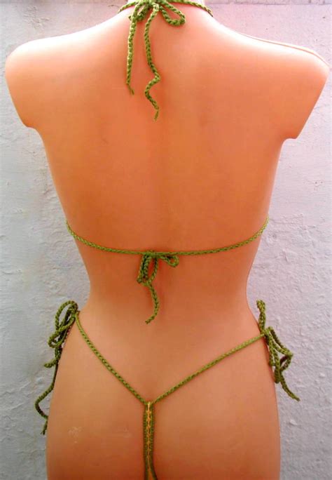 Extreme Micro G String Bikini Sexy Bikini Itty Bitty Tiny Micro Thong Bikini Cheeky Bikini