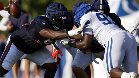 Bears Embrace Heightened Intensity Level In Joint Practice With Colts