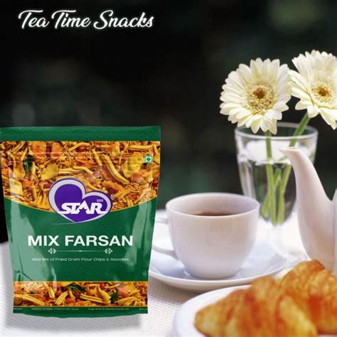 STAR 555 Mix Farsan Mid Mix Of Fried Gram Flour Chips Noodles 900