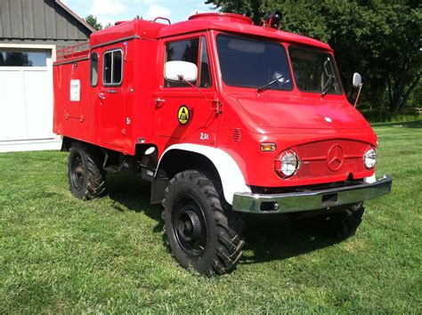 1964 Mercedes Benz Unimog 404 Fire Pumper Truck With Accessories