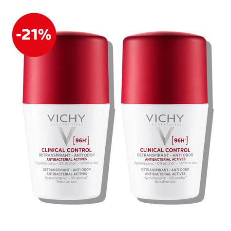 Vichy Deo Duo Paket Roll On CLINICAL CONTROL Dezodorans Testiran Za