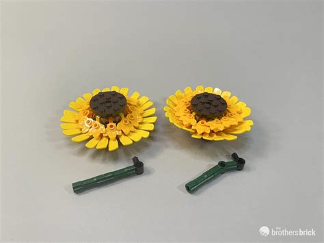 Lego Sunflowers Tbb Review Avtp The Brothers Brick The