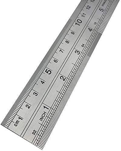 Azbvek ONE METRE Ruler Stainless Steel 1M Long Metal 40" Measure Rule ...