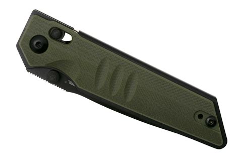 Real Steel Sacra 7711GB Black Böhler K110 Green G10 Taschenmesser