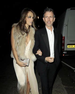 Elizabeth Hurley Showing Massive Cleavage Heading To Elton John S Private Party Porn Pictures