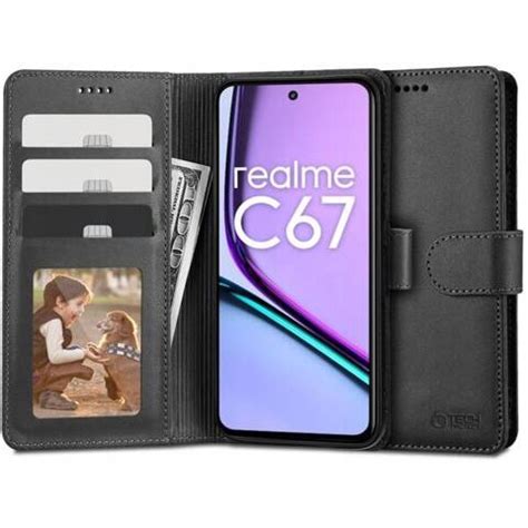 SKŁADANE ETUI Z KLAPKĄ DO REALME C67 4G LTE TECH PROTECT WALLET