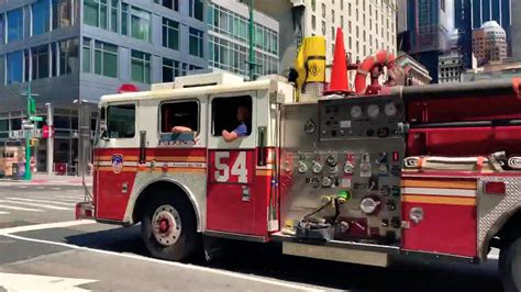 FDNY Engine 54 Manhattan New York YouTube