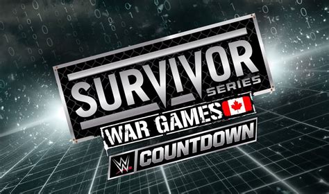 Countdown To Wwe Survivor Series Wargames Live