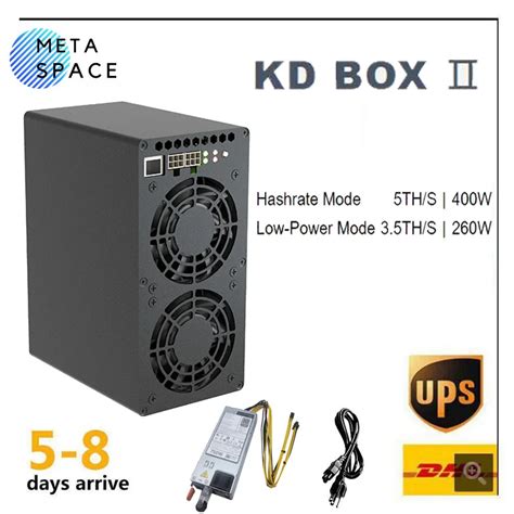 New Goldshell Kd Box Ii Th S Hashrate W Kda Miner With Psu Option