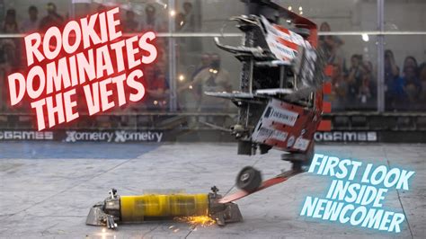 Can This Rookie Win The Battlebots Giant Nut Youtube