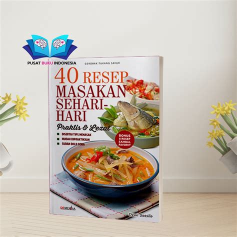 Jual BUKU RESEP BELAJAR MASAK MASAKAN MAKAN MAKANAN 40 RESEP MASAKAN