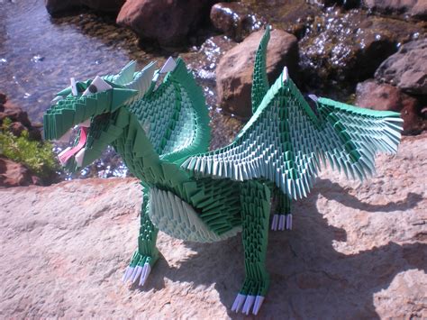 3d Origami Dragon